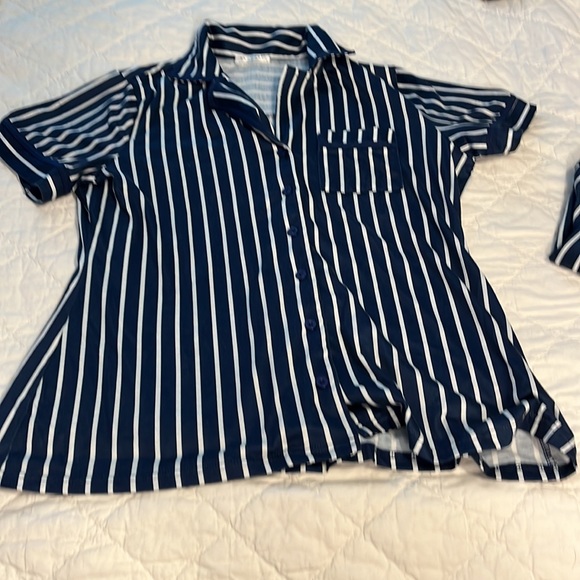 Nautical 2 piece summer PJs🛳 - Picture 3 of 3